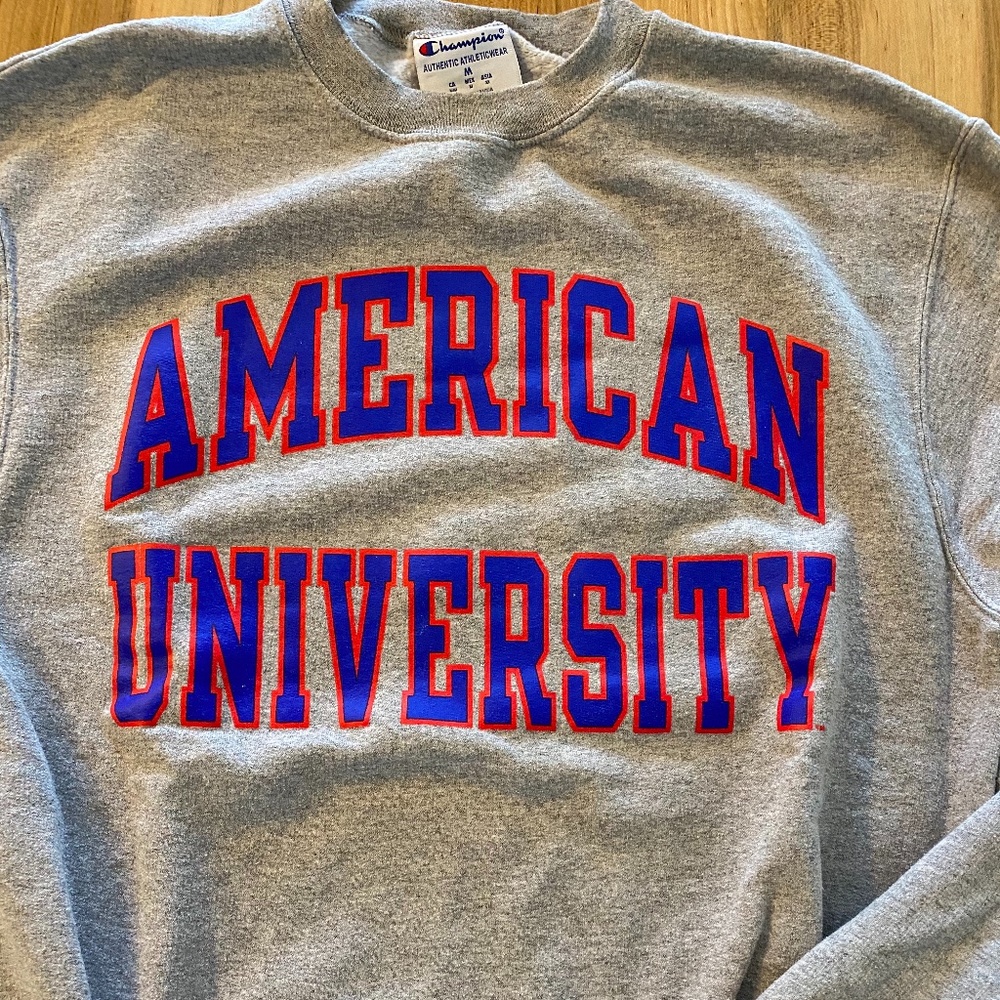 American University Champion Sweatshirt Medium